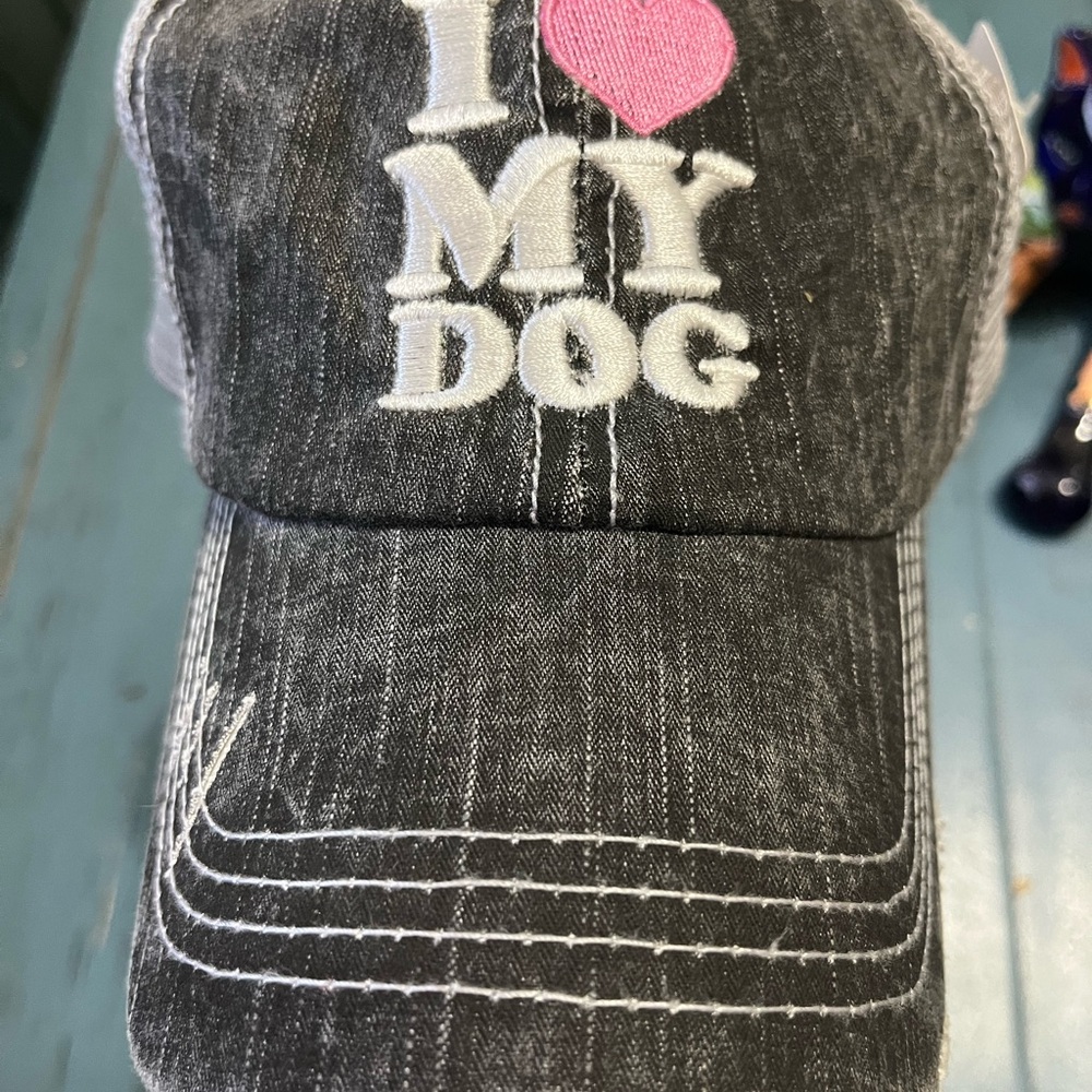 New Black and Pink Dog Lover Cap